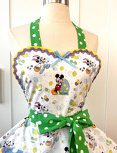 Load image into Gallery viewer, Mickey Mouse Easter Apron,  Womens Retro Apron
