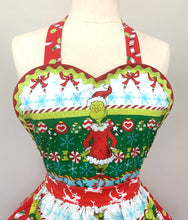 Load image into Gallery viewer, Grinch Christmas Apron -  All About The Candy
