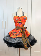 Load image into Gallery viewer, Spiders and Spells Halloween Apron
