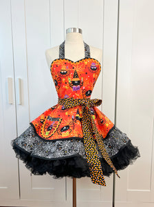 Spiders and Spells Halloween Apron