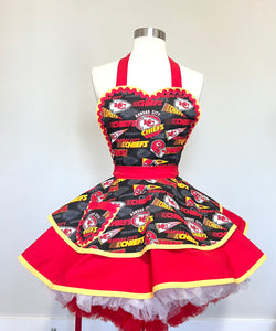 Kansas City Chiefs NFL Fan Girl Apron