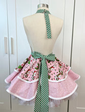 Load image into Gallery viewer, Vintage Kewpie Dolls Pink Christmas Apron
