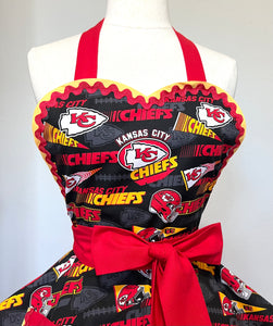 Kansas City Chiefs NFL Fan Girl Apron