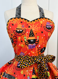 Spiders and Spells Halloween Apron