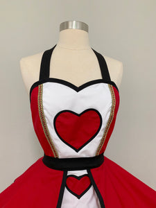 Queen Of Hearts Costume Apron