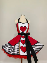 Load image into Gallery viewer, Queen Of Hearts Costume Apron
