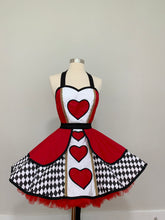 Load image into Gallery viewer, Queen Of Hearts Costume Apron
