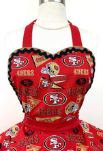 Load image into Gallery viewer, San Fransisco 49ers NFL Fan Girl Apron
