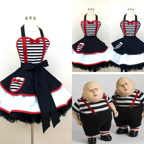 Tweedledum and Tweedledee Costume Aprons