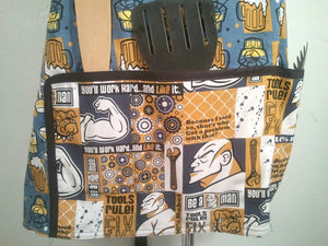 Man's Apron, Be A Man Reversible BBQ Apron