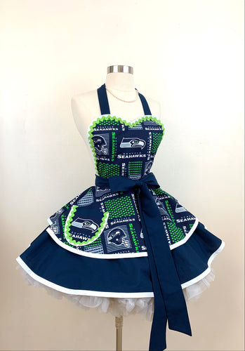 Seattle Seahawks NFL faf girl apron