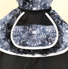 Load image into Gallery viewer, Maid of Skull Manor Costume Apron
