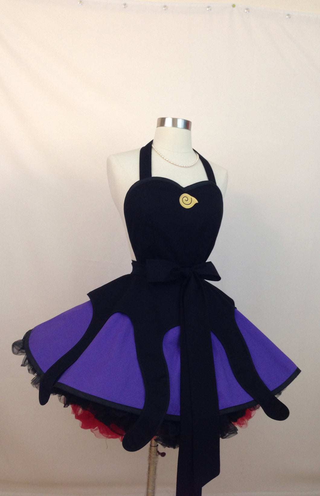 Ursula Sea Witch Costume Apron, Adult