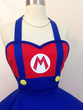 Load image into Gallery viewer, Mario The Plumber Costume Apron
