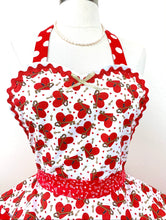 Load image into Gallery viewer, The Key to My Heart Mommy and Me Valentine Aprons
