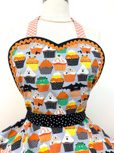 Load image into Gallery viewer, Spooky Bakery Frankencakes Halloween Apron, Retro Women&#39;s Apron
