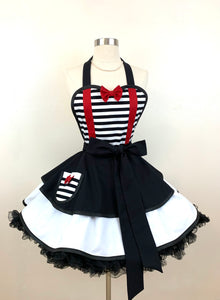 Tweedledum and Tweedledee Wonderland Costume Aprons, Adult